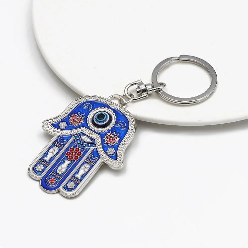 Evil Eye Hamsa Keychain Hand of Fatima #1024