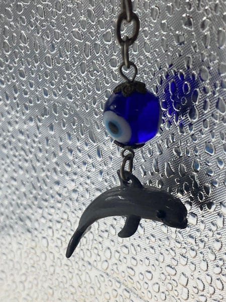 Evil Eye Dolphin Key chain #1331
