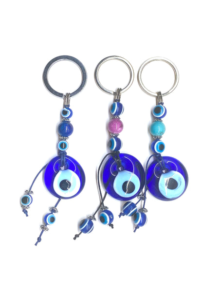 Evil Eye Protection  Bead KeyChain #1014