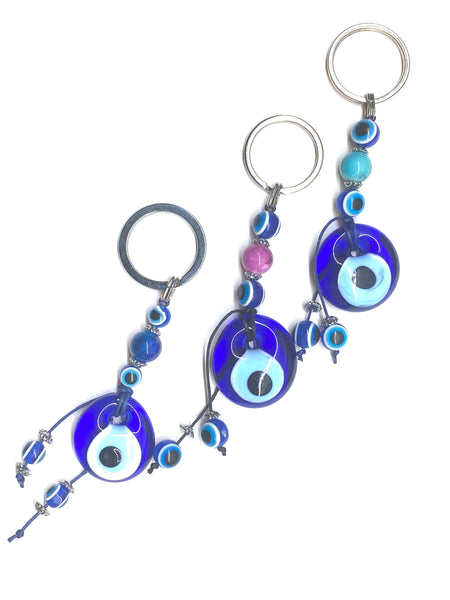 Evil Eye Protection  Bead KeyChain #1014