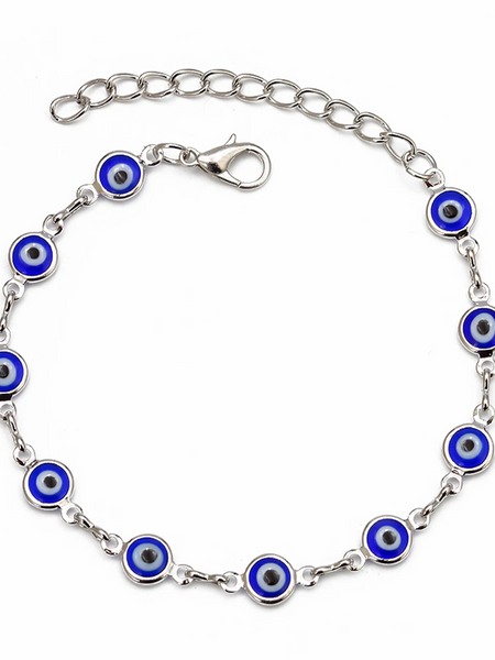 Evil Eye Gold and Silver Plated Bracelets #2505