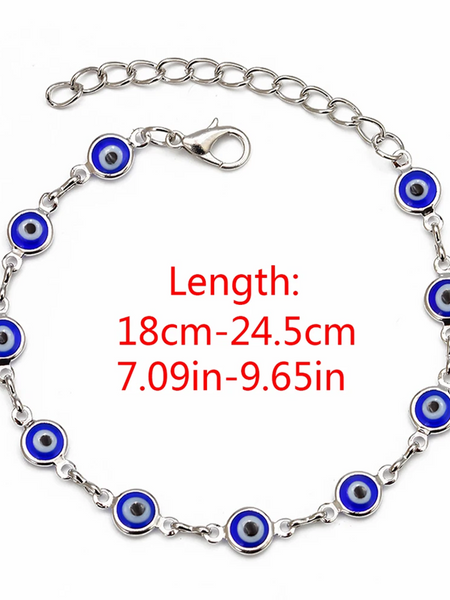 Evil Eye Gold and Silver Plated Bracelets #2505