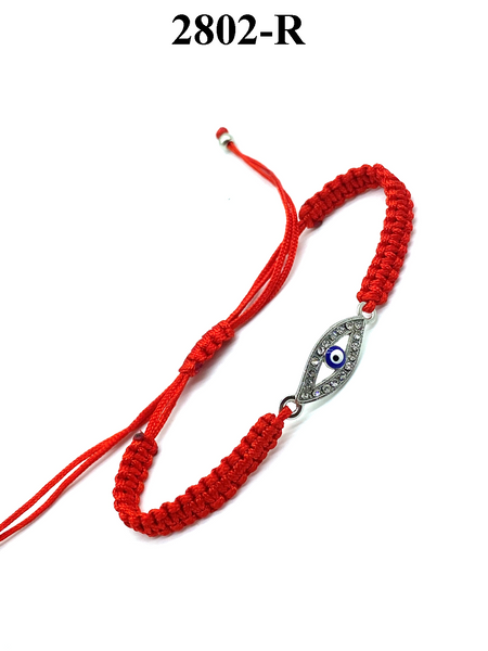 Evil Eye Charm Macrame Bracelet #2802