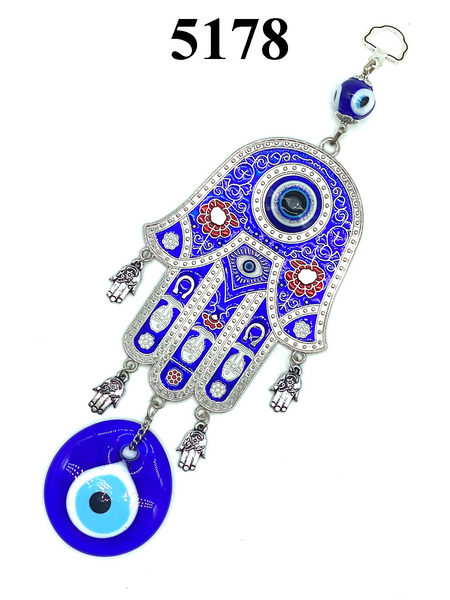 Hand of Fatima Evil Eye Hamsa Home Decor #5178