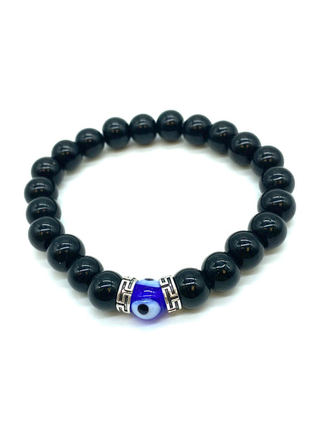 Black onyx Evil Eye Bracelet #2291
