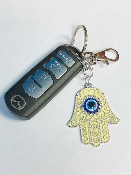 Evil Eye Hamsa Hand Key Chain #1025