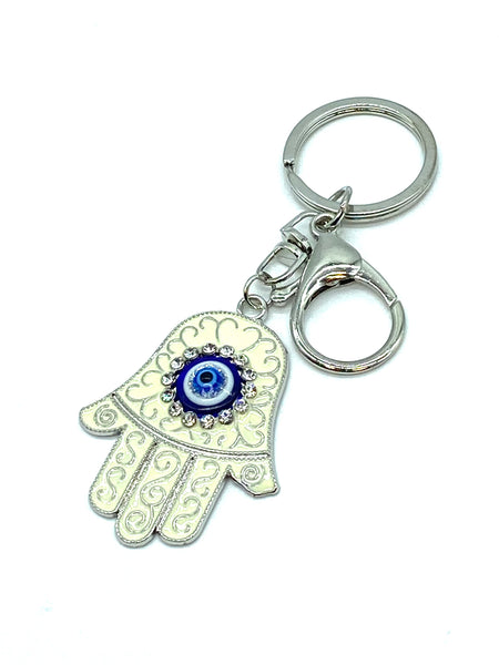 Evil Eye Hamsa Hand Key Chain #1025