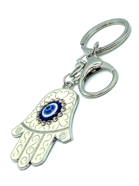 Evil Eye Hamsa Hand Key Chain #1025