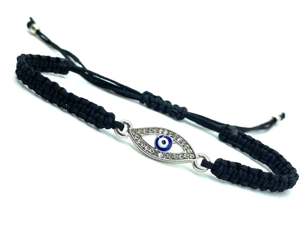 Evil Eye Charm Macrame Bracelet #2802