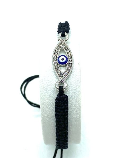 Evil Eye Charm Macrame Bracelet #2802