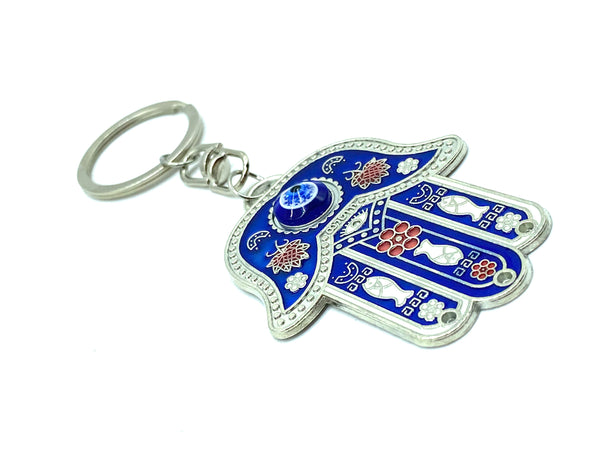 Evil Eye Hamsa Keychain Hand of Fatima #1024
