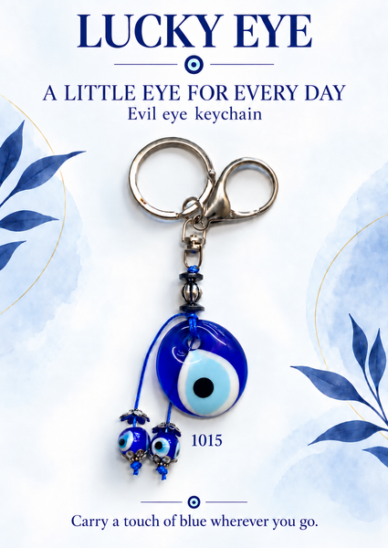 Evil Eye Bead KeyChain #1015
