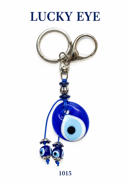 Evil Eye Bead KeyChain #1015