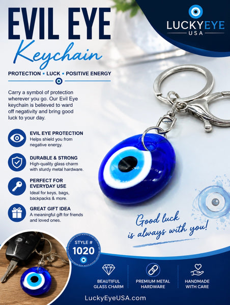 Evil Eye Keychain Talisman #1020