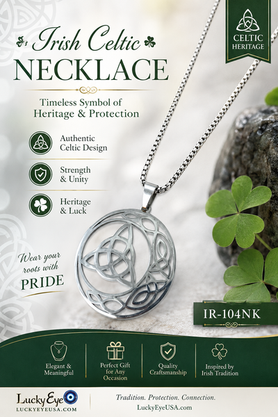 Celtic Jewelry Necklace #IR-104NK