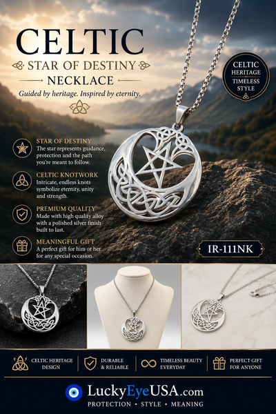 Celtic Jewelry Necklace #IR-111NK