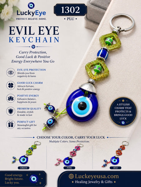 Turkish Lucky Eye Keychain  #1302