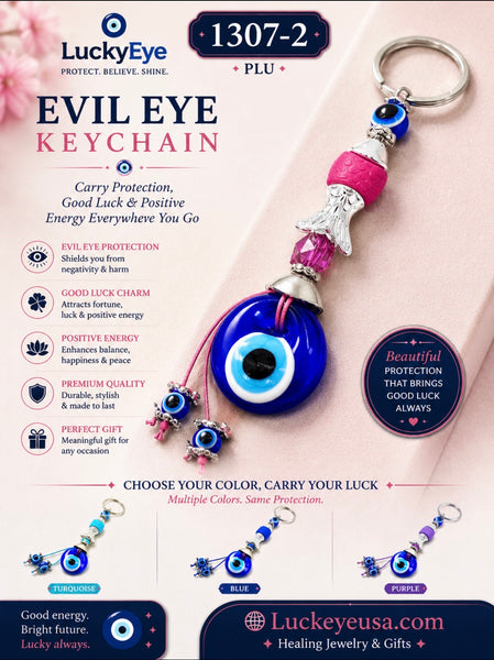 Lucky eye fish key chain #1307-2