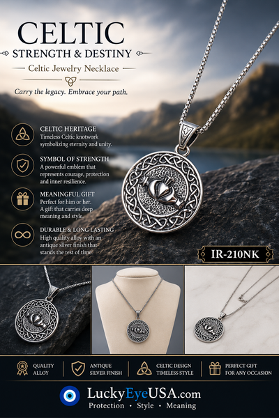 Celtic Jewelry Necklace #IR-210NK