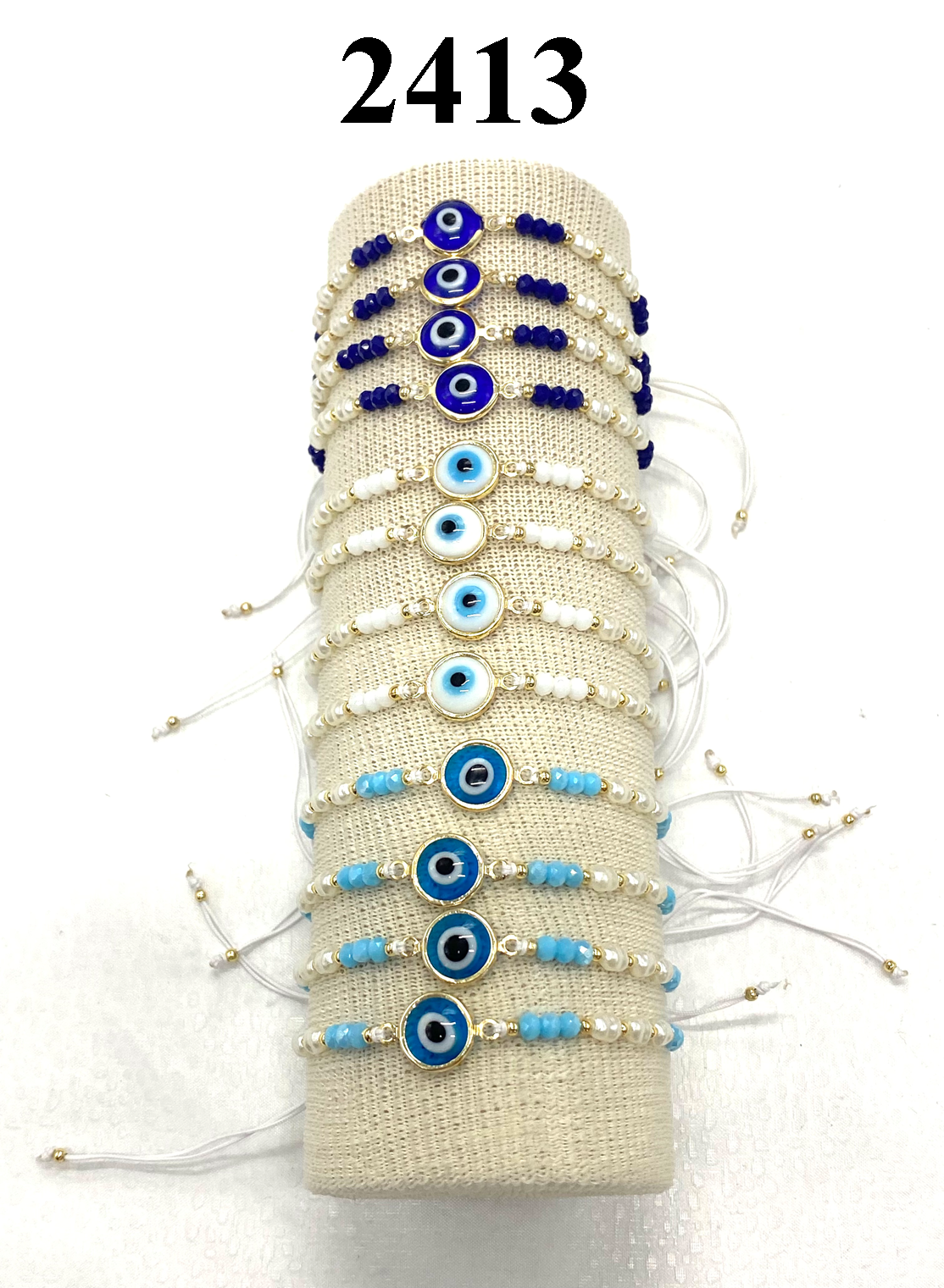 Lucky Eye Small Beaded  Bracelet #2413