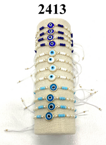 Lucky Eye Small Beaded  Bracelet #2413