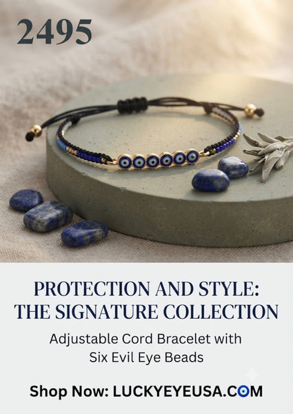 Lucky Eye Small Beaded  Bracelet #2495