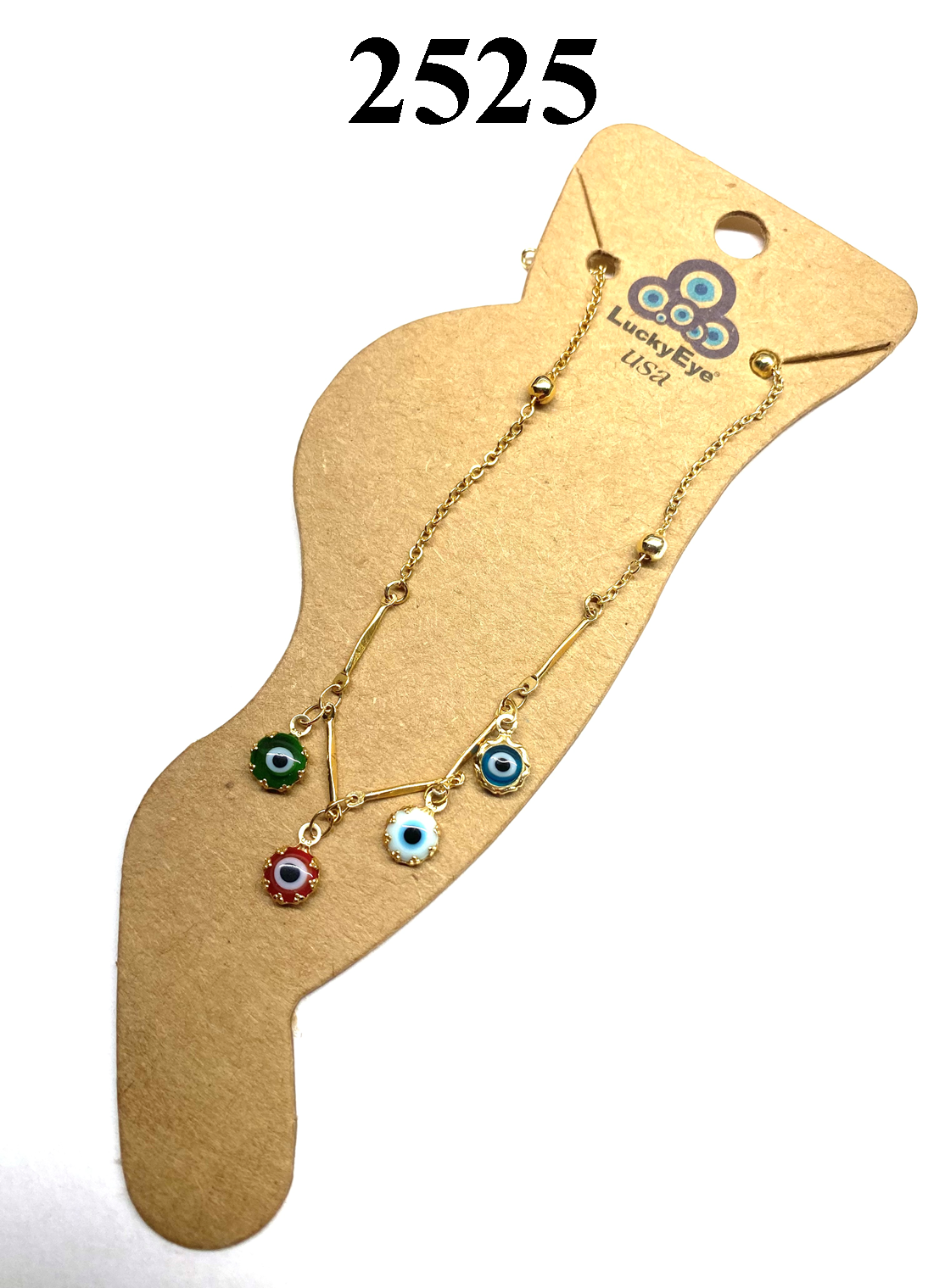 LuckyEye Gold Plated Anklet#2525