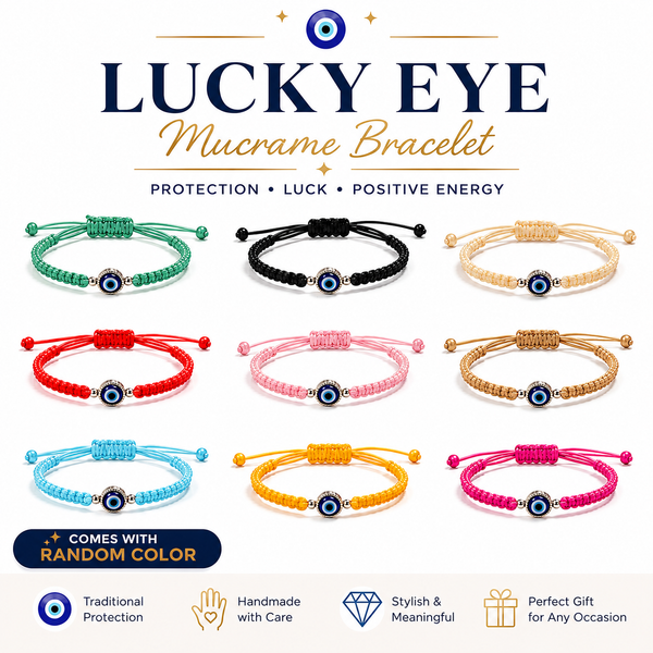 Evil Eye Macrome Bracelet#2615