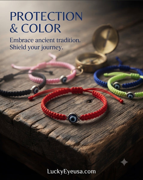 Evil Eye Macrome Bracelet#2615