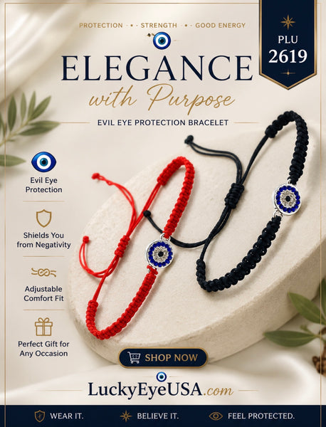 Classic Evil Eye Macrome  Bracelet #2619