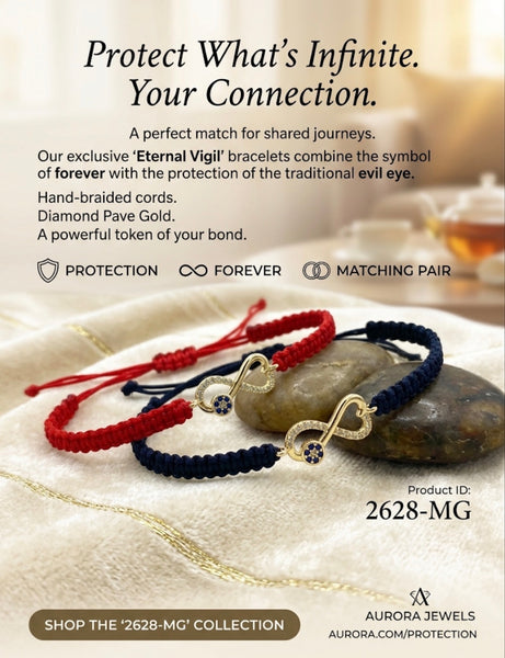 LuckyEye CZ Hamsa bracelet #2628-MG