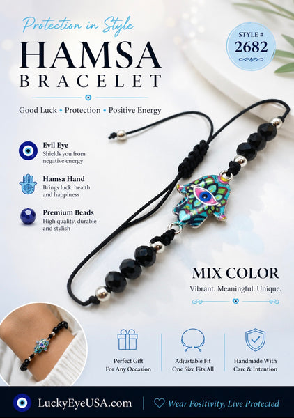 Evil Eye Crystal Bracelet #2682