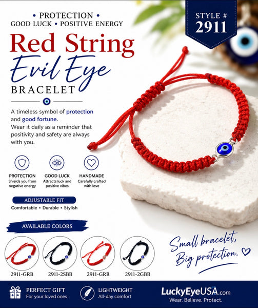Classic Evil Eye Macrome Bracelet #2911
