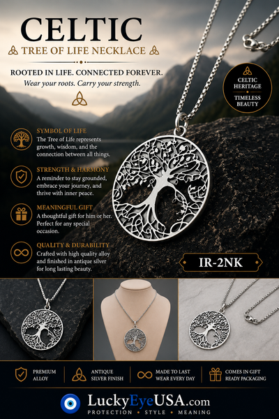 Celtic Jewelry Necklace #IR-2NK