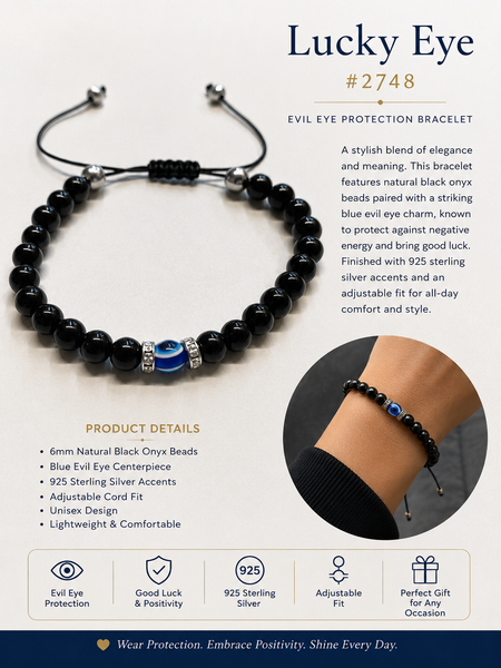 Evil Eye  Adjustable LuckyEye Bracelet #2748