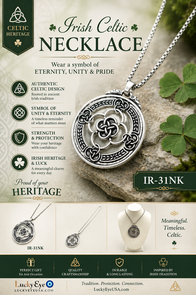 Celtic Jewelry Necklace #IR-31NK
