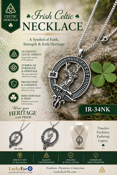 Celtic Jewelry Necklace #IR-34NK