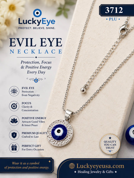 Evil Eye Turkish Nazar Charm Pendant & Necklace #3712