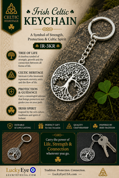 Celtic Jewelry Key Chain #IR-3KR