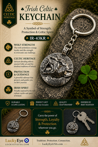 Celtic Jewelry Key Chain #IR-43KR