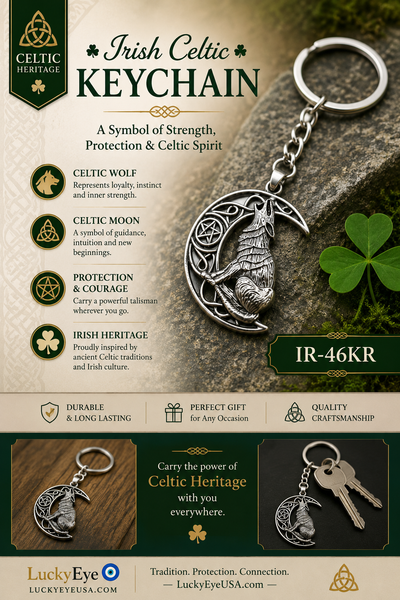 Celtic Jewelry Key Chain #IR-46KR