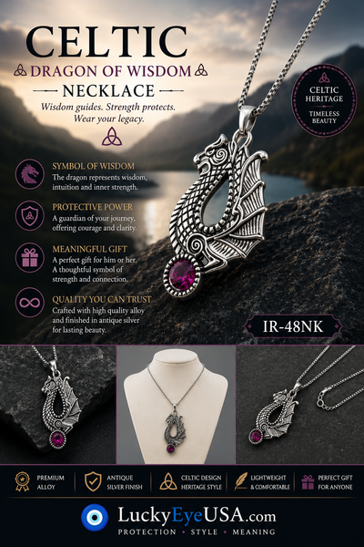Celtic Jewelry Necklace #IR-48NK
