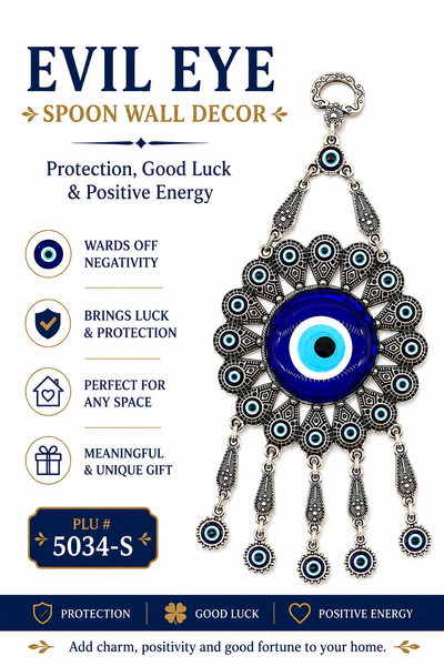 Evil Eye Spoon Home Decor 5034-S