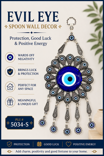 Evil Eye Spoon Home Decor 5034-S