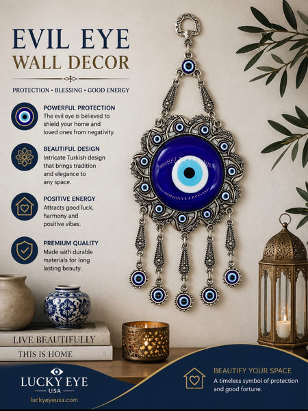 Evil Eye Flower Home Decor 5034