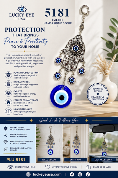 Evil Eye Hamsa Home Decor #5181