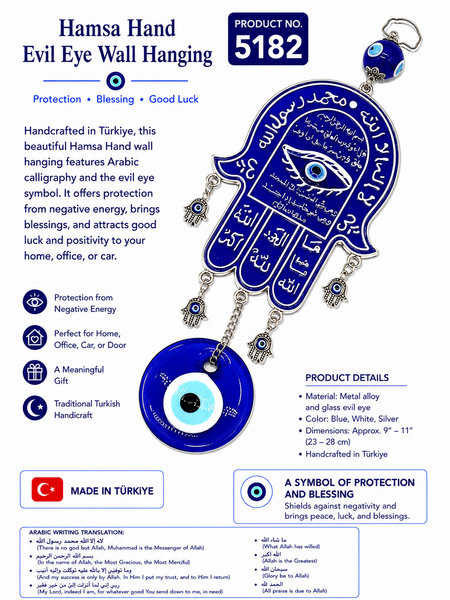 Evil Eye Hamsa Home Decor #5182
