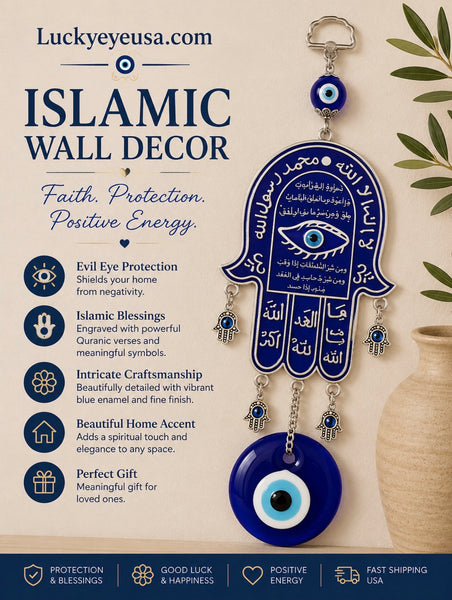 Evil Eye Hamsa Home Decor #5182
