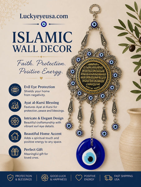 Evil Eye Home Hanging Amulet Home Decor #5184-A