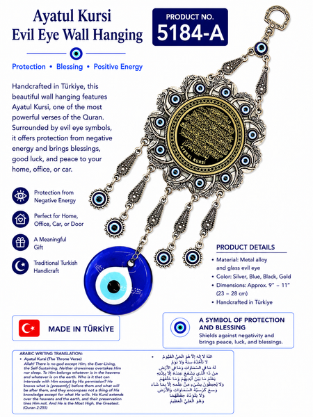 Evil Eye Home Hanging Amulet Home Decor #5184-A